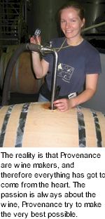 More About Provenance Wines