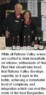 More on the Rahona Valley Winery