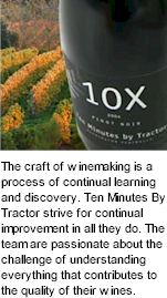 More About Ten Minutes By Tractor Wines