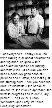 More on the Yabby Lake Winery
