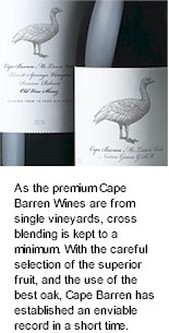 More About Cape Barren Wines