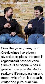 More About Fox Creek Winery