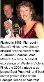 About Mount Pierrepoint Wines