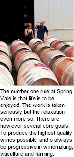 More About Spring Vale Wines